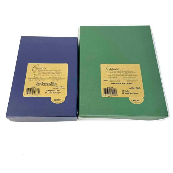 90s CRANE Vintage Sets of Blank Invitations - Picture 2 of 8